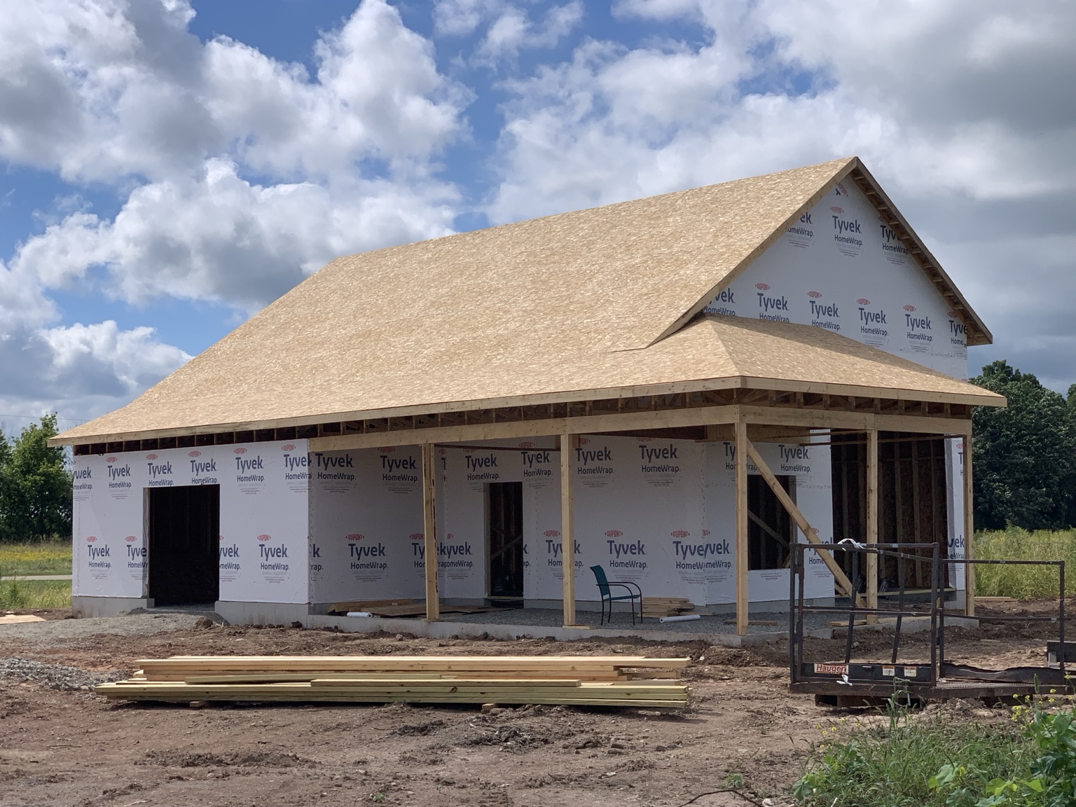 Timber Trio build photo