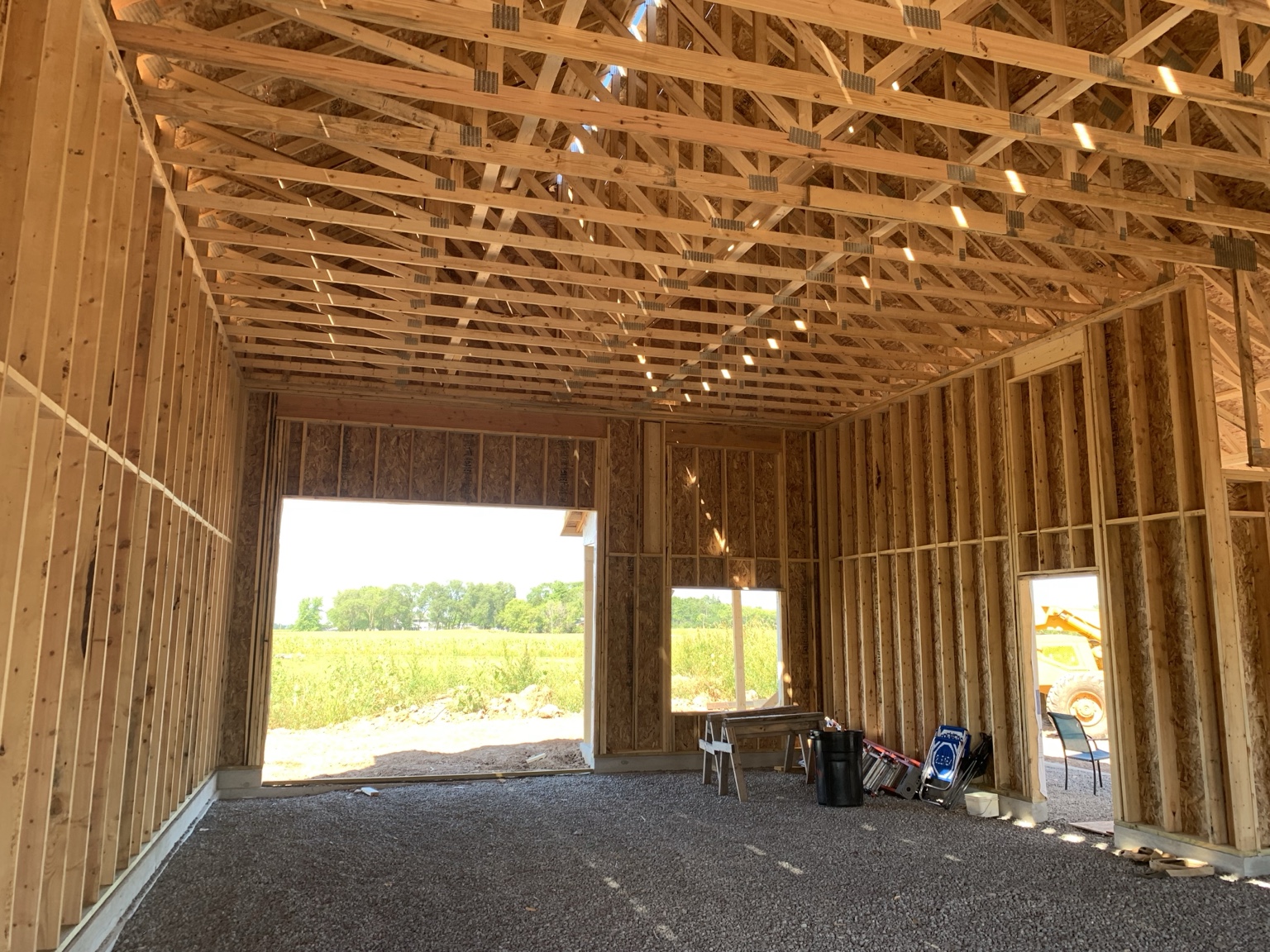 Timber Trio build photo