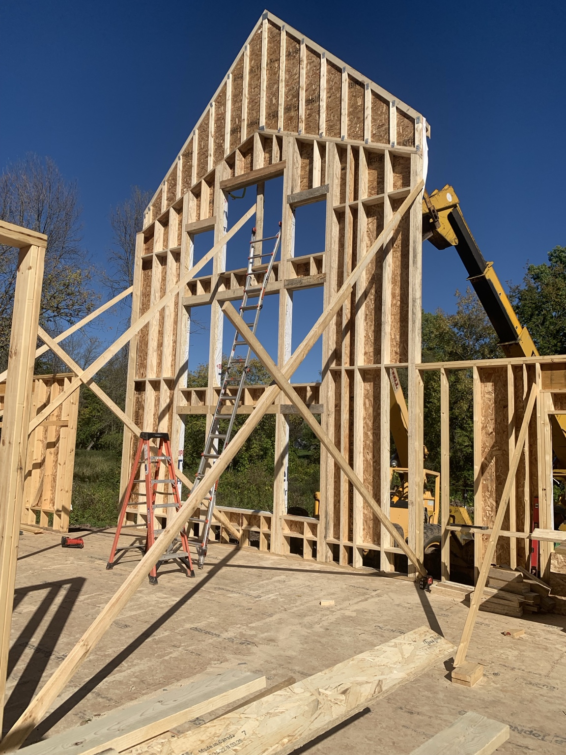 Timber Trio build photo